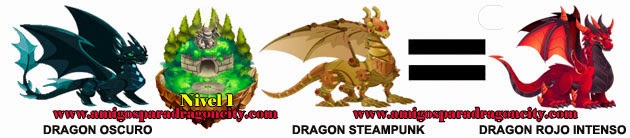 como obtener el dragon rojo intenso en dragon city formula 3