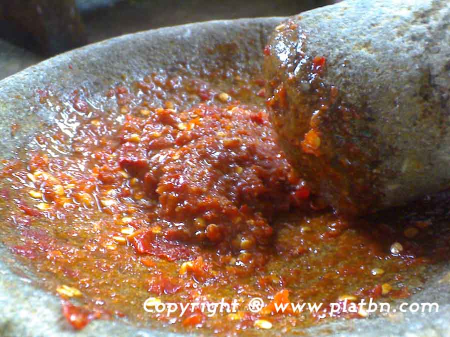 Sambel Belacan (Sambal Terasi Khas Bangka) . PLAT BN UNITED