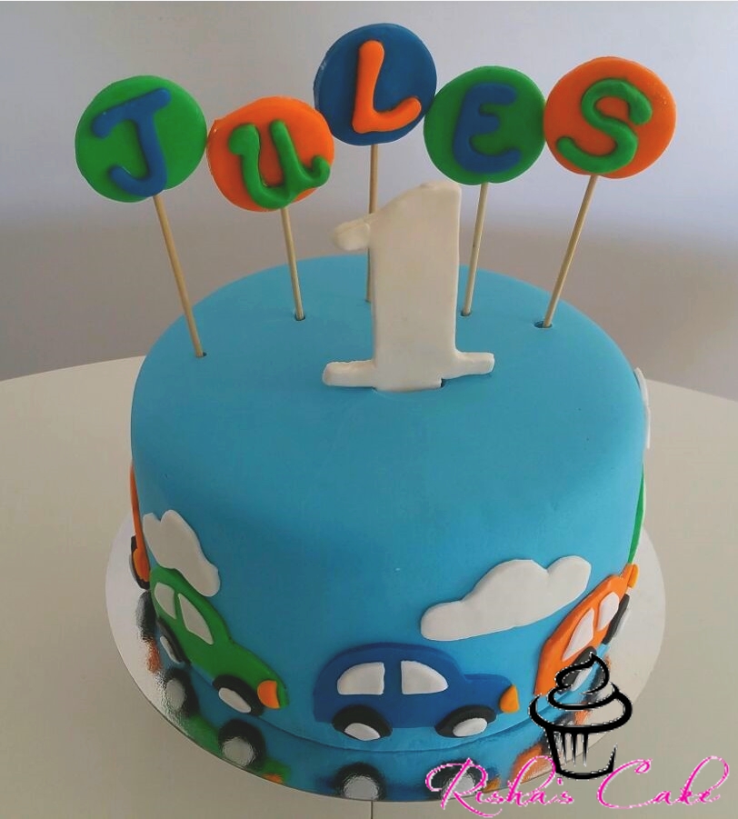 Risha S Cake Gateau D Anniversaire Theme Voiture