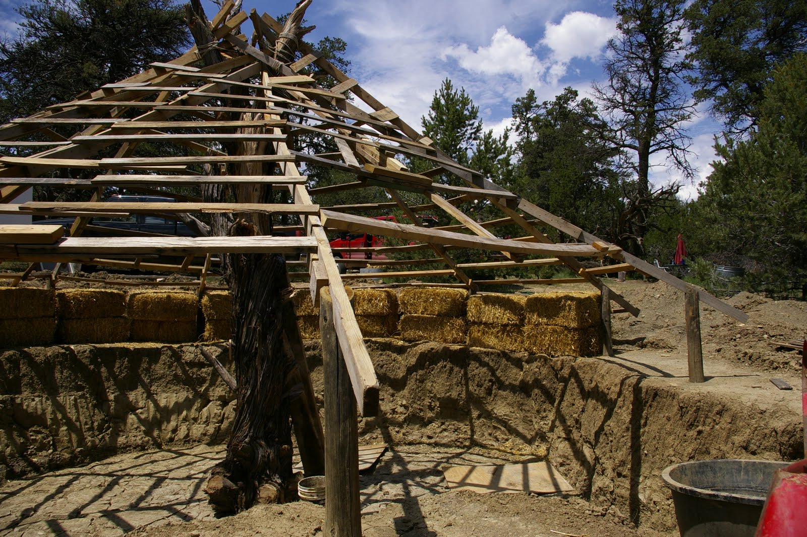 Constructing a Straw Bale Yurt Roof & Walls The Inspiring Journey of