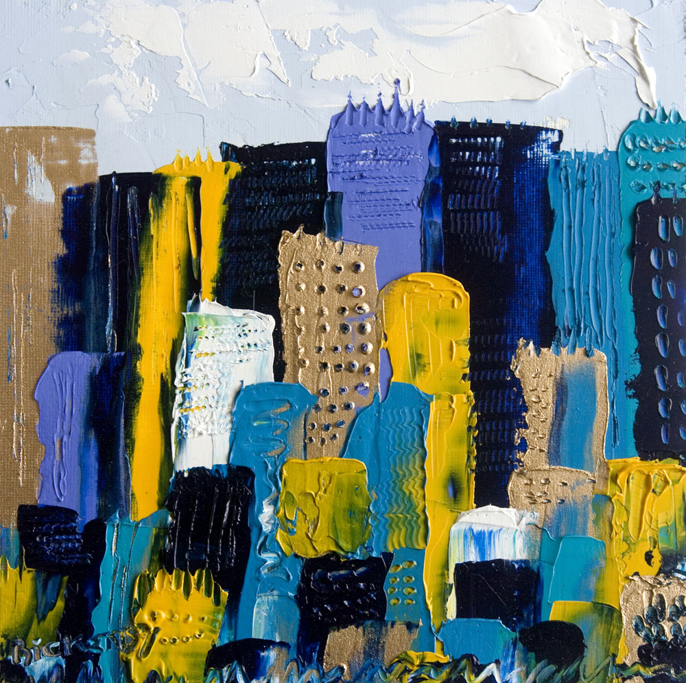 Color Light Movement by Brad Rickerby: Contemporary Abstract