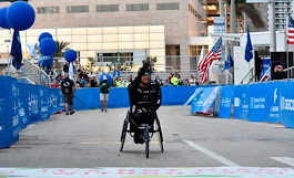 Atleta paralímpico colombiano gana la Media Maratón de Miami
