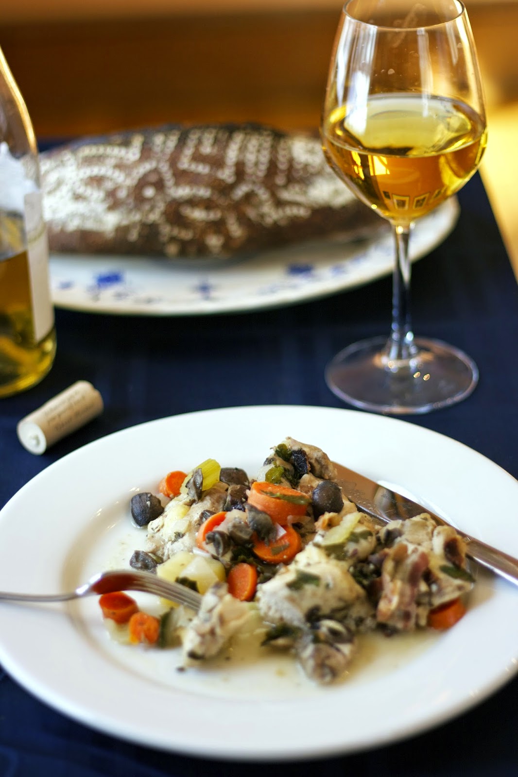 coq au vin blanc coq au vin blanc