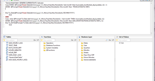 Business Intelligence For Everyone Creating Default Value In A Dynamic 