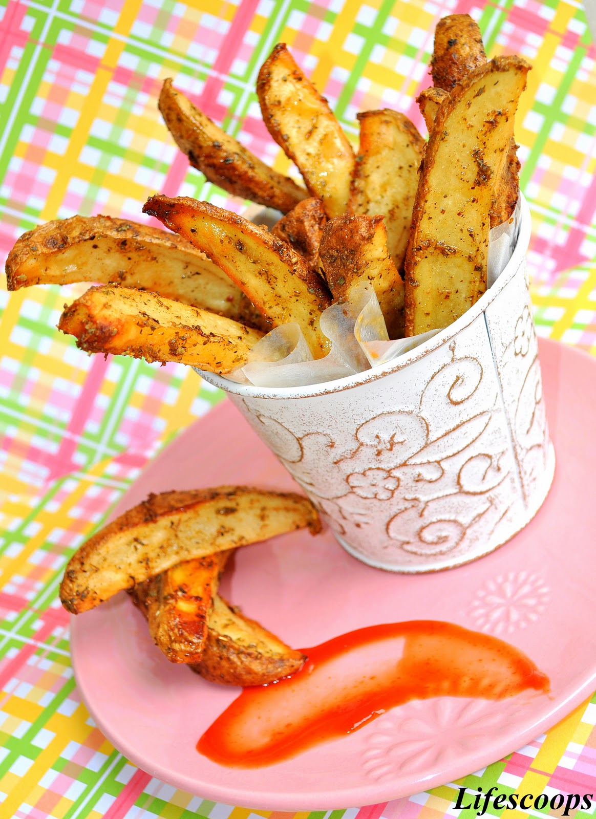 Life Scoops Baked Potato Wedges