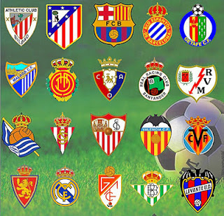 Vectores de Escudos de equipos de la Liga Española 2012