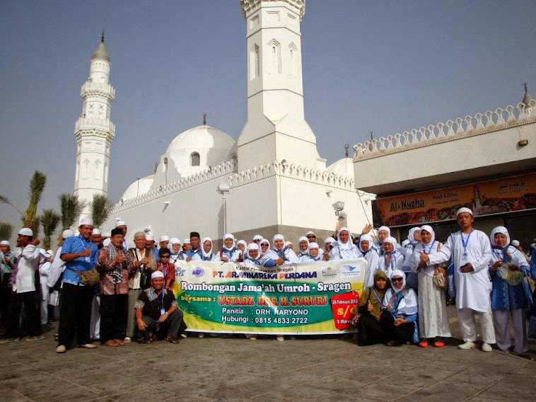 Rombongan Jamaah Umroh Sragen Februari 2013