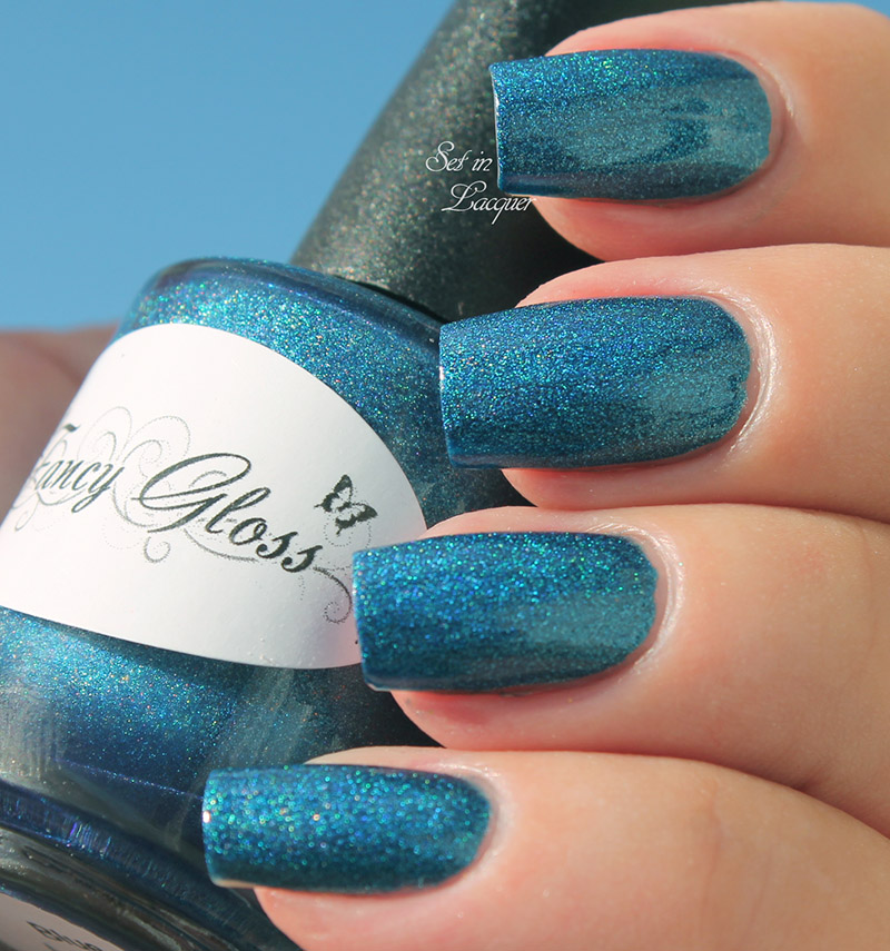 Fancy Gloss Polish Glitter Thermal And Holos Oh My Set In Fancy Gloss Blue Lagoon