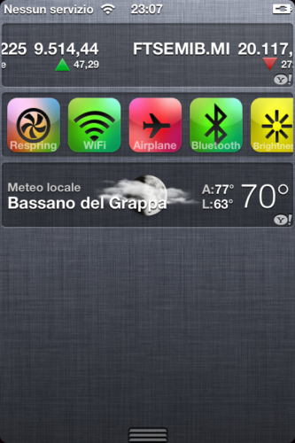 UISettings: First Notifications Center Widget in Cydia: Download Free