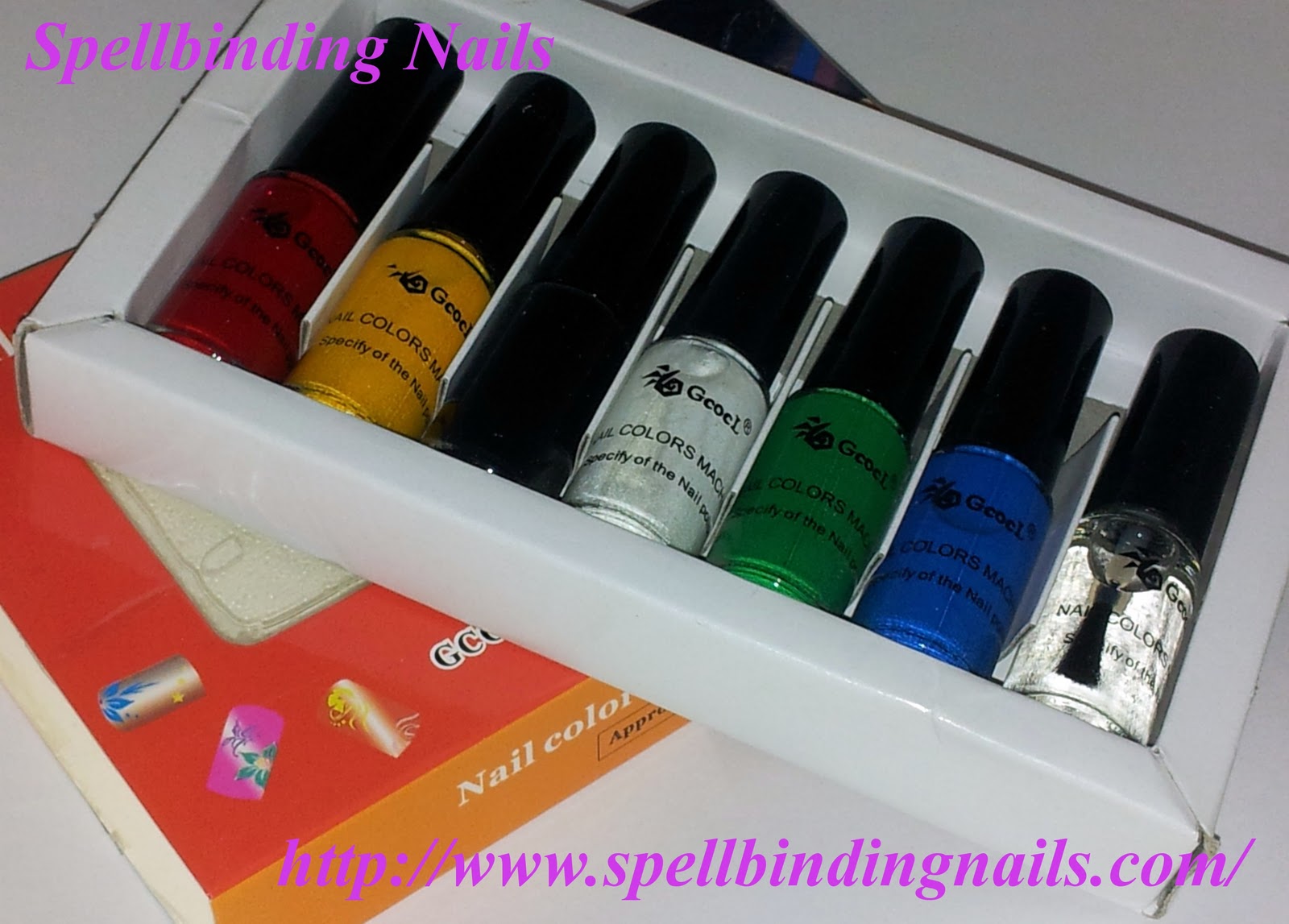 Review for Born Pretty + GCOCL Stamping Nail Art Paints