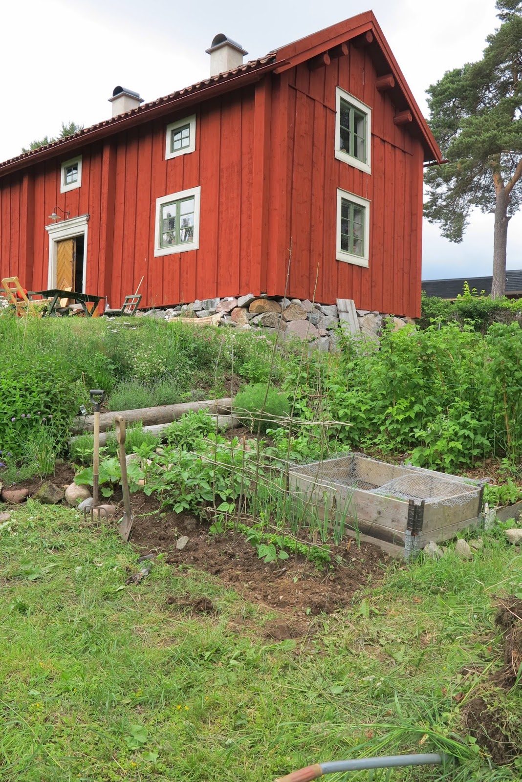Ett gammalt timmerhus: mars 2014