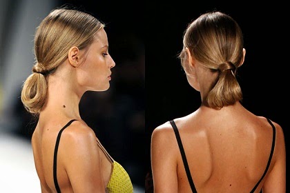 looped ponytail hairstyle looped ponytail