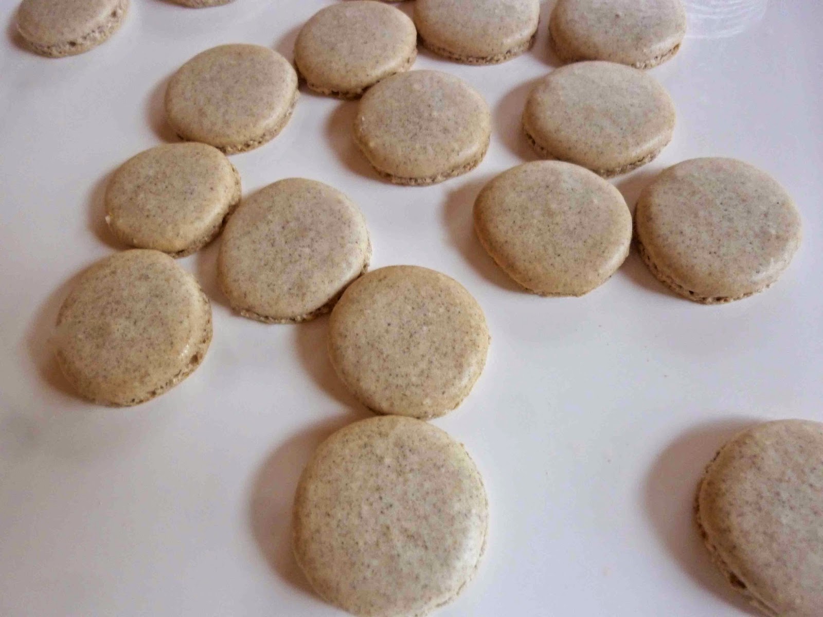 Allspice Cashew French Macarons with Honey Buttercream Filling