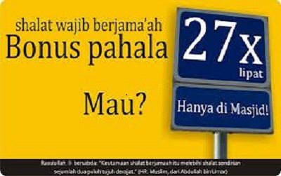 Sangat lah penting sholat berjamaah di mesjid Sangat lah penting sholat berjamaah di mesjid