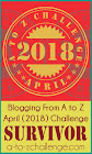 2018 A to Z Blogging Challenge Survivor
