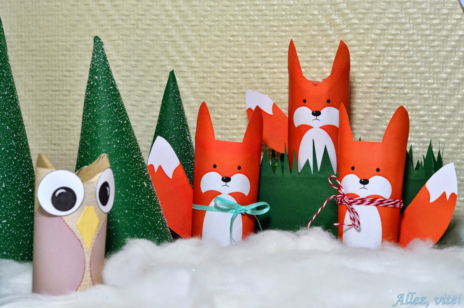 Allez, vite!: DIY: Adventskalender "Wald" selber basteln ...