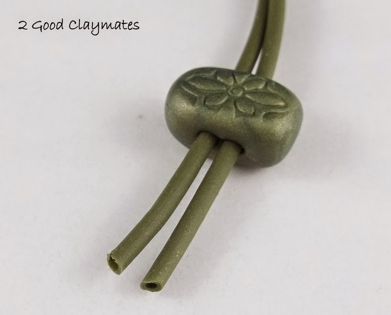 2 Good Claymates How to Make an Adjustable Slider Bead for a Necklace