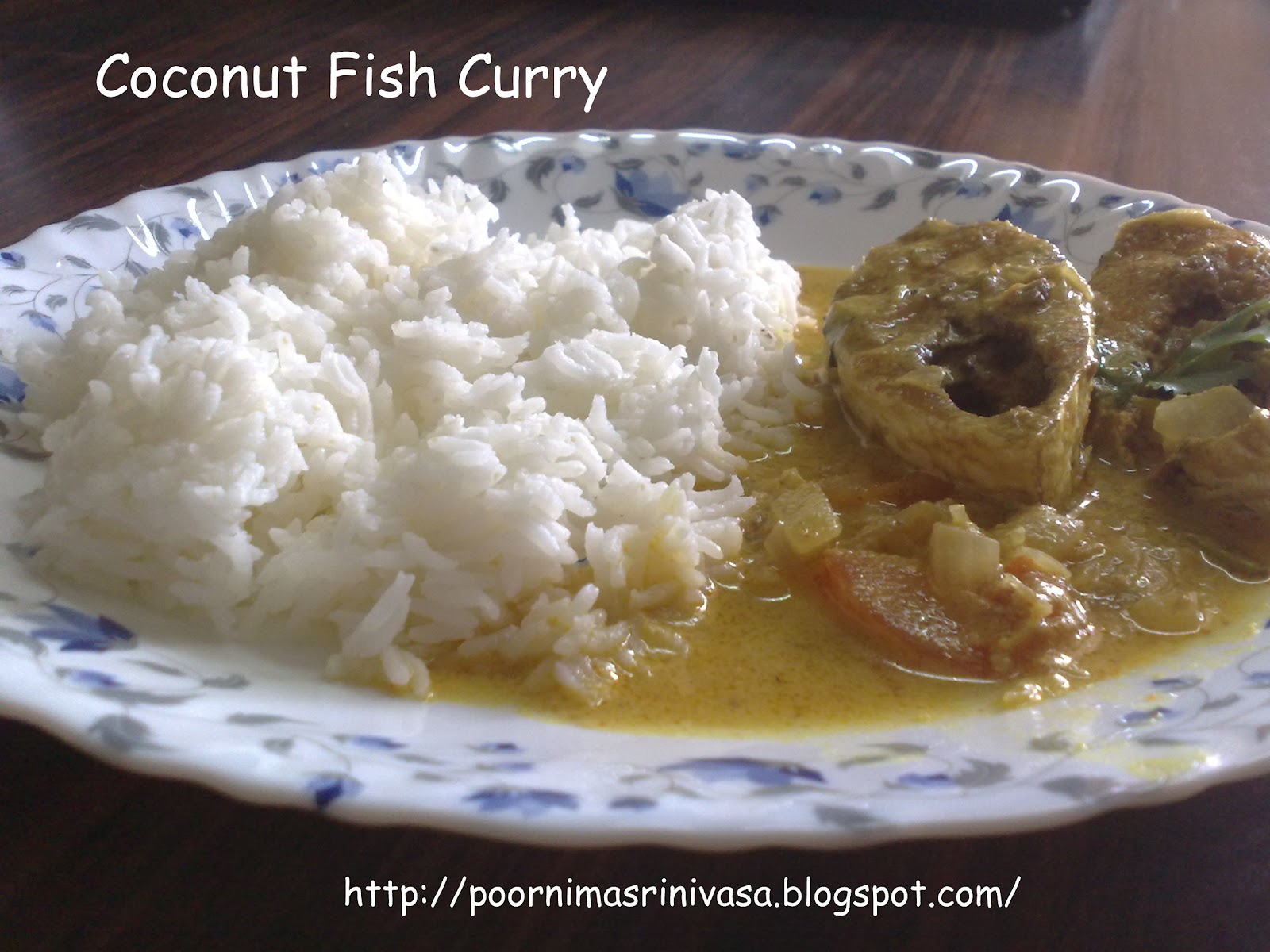 Andhra-Karnataka Bojanam: Coconut Fish Curry