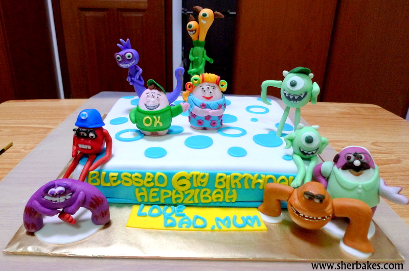 monster university cake