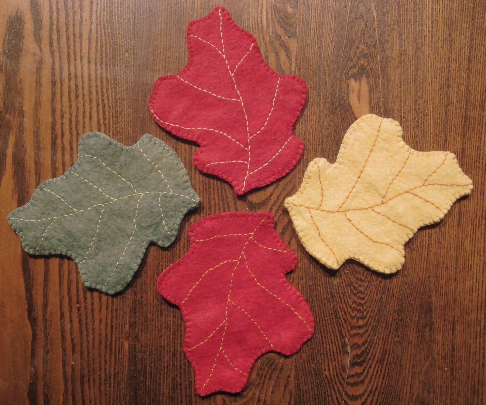 Harvest Moon by Hand Creative Every Day Leaf Coasters Day 2