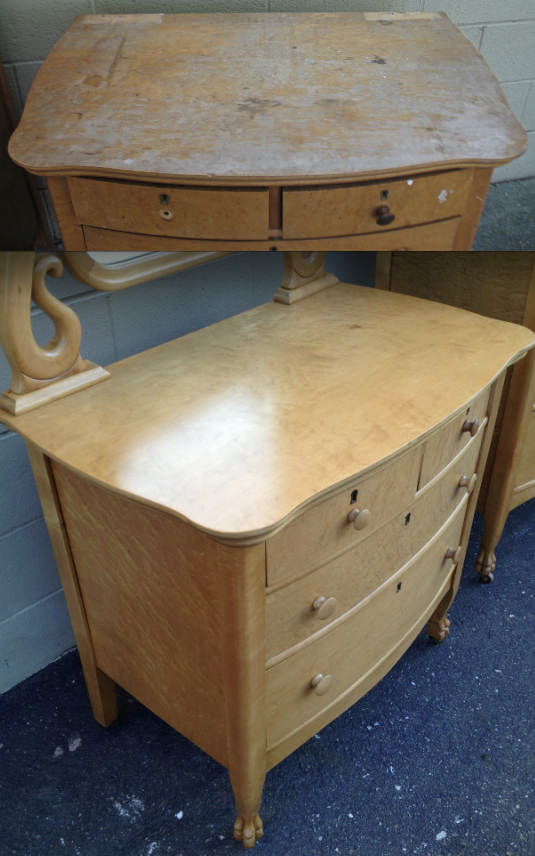 The Craftsman Bird S Eye Dresser Set