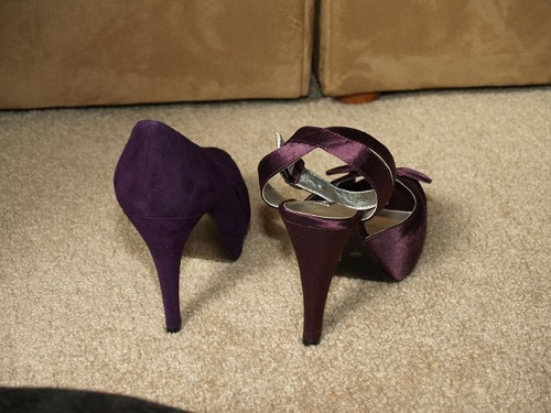 Purple wedding shoes Purple wedding shoes