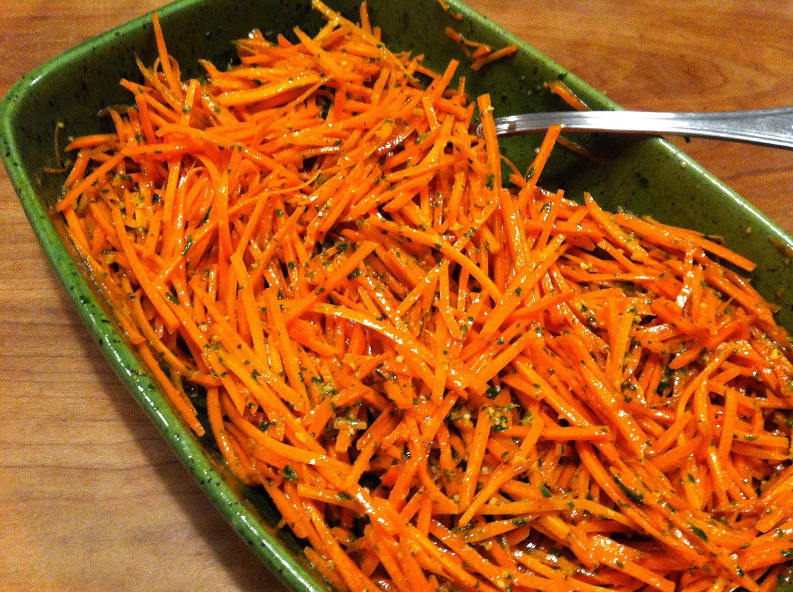 David Doesn't Bake Carrot Cilantro Lime Salad