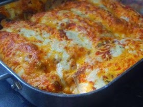 Chicken enchiladas