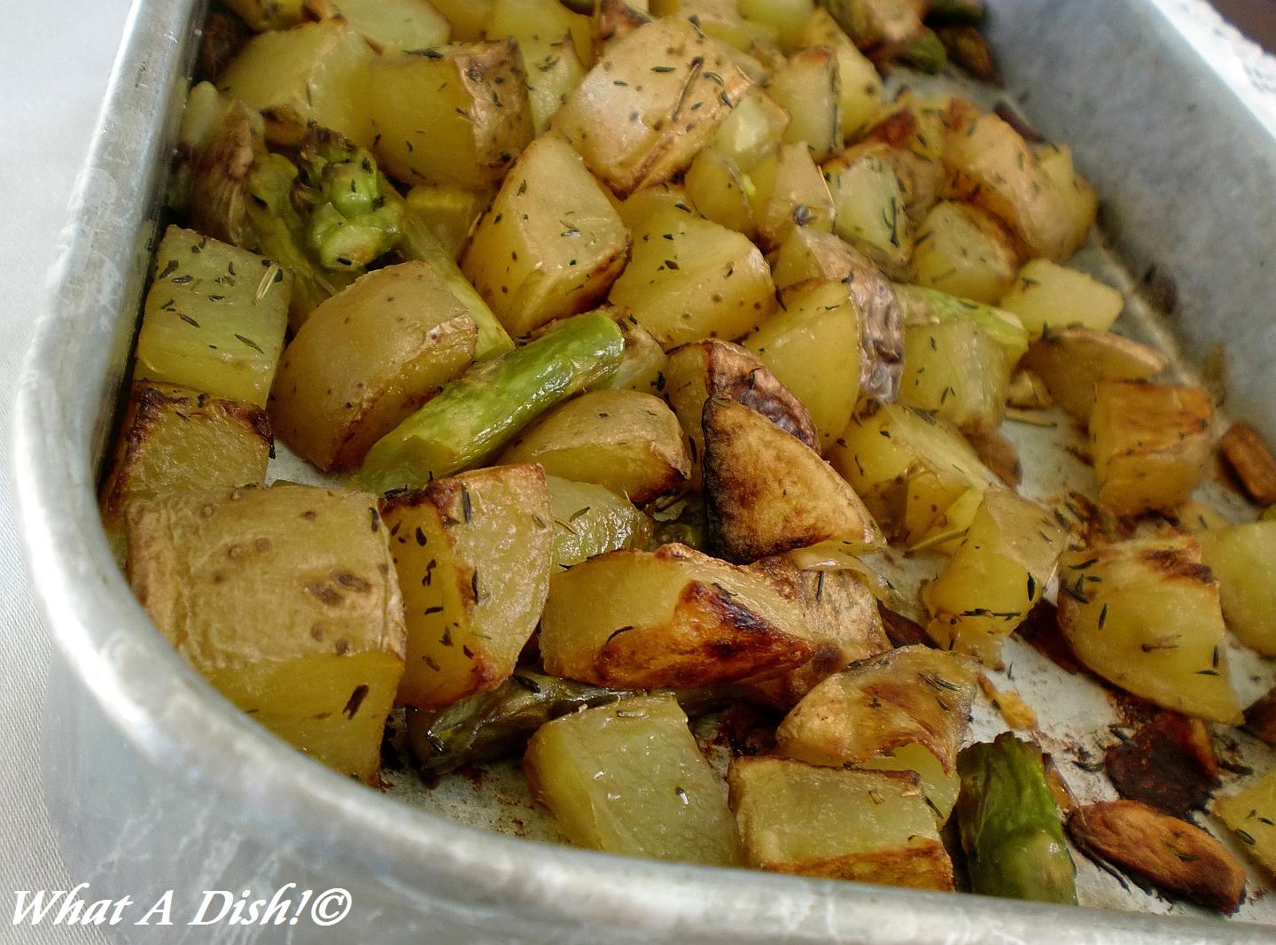 What A Dish! Roasted Potatoes & Asparagus