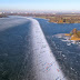 Ice skating on Paterswoldse Meer, Netherlands
