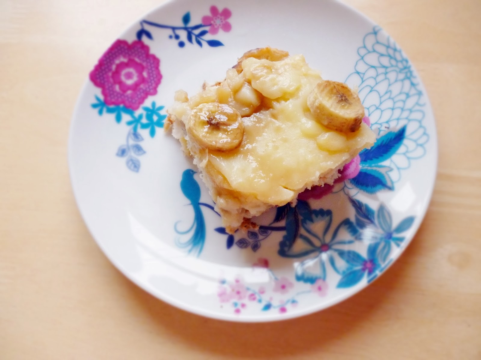 Cake Of The Week: Banana Bourbon Bread & Butter Pudding [Low Fat]