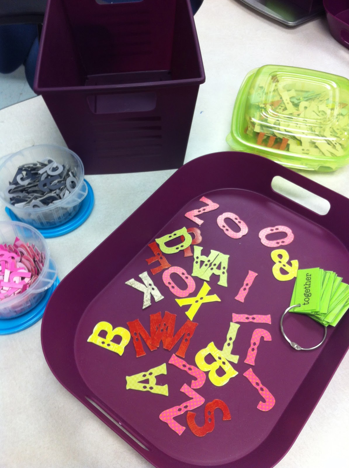 The Common Core Classroom Daily 5 Word Work Tubs