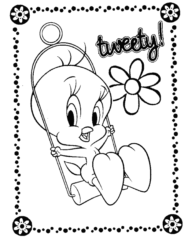 baby tweety coloring pages title=
