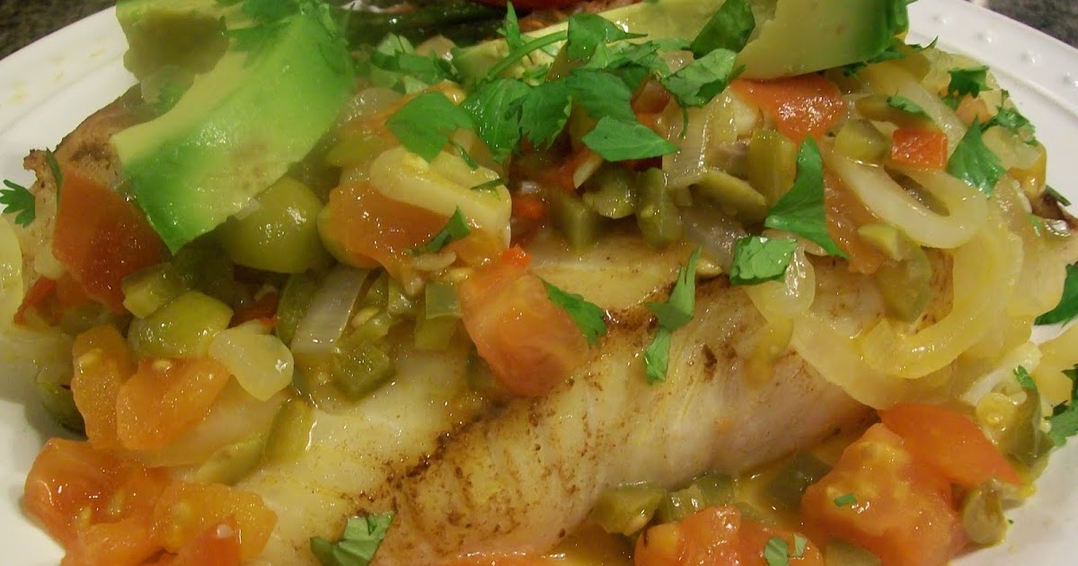 Food Star Friday Guy Fieri's Halibut Veracruz Bobbi's Kozy Kitchen