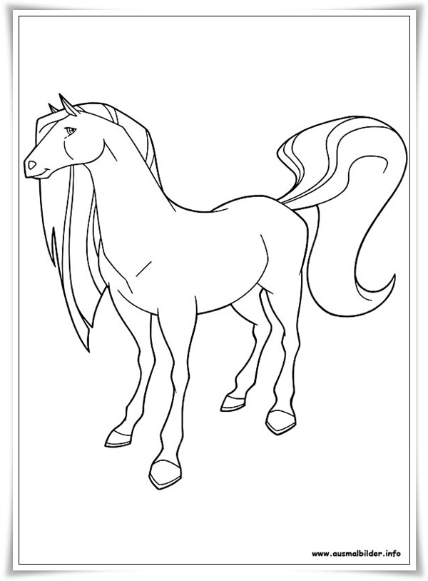 Ausmalbilder zum Ausdrucken: Ausmalbilder Horseland Kostenlos