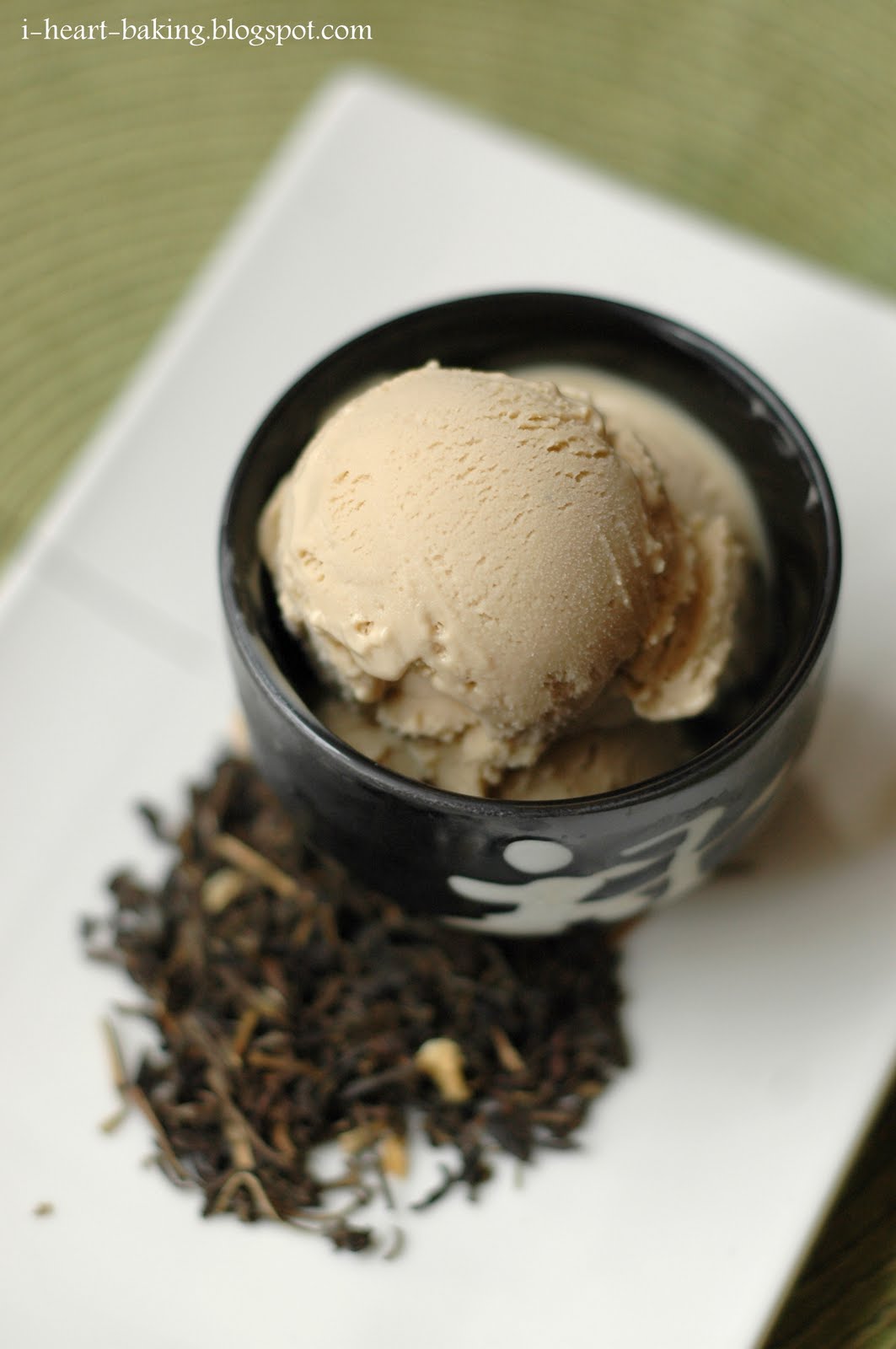 i heart baking! jasmine tea ice cream