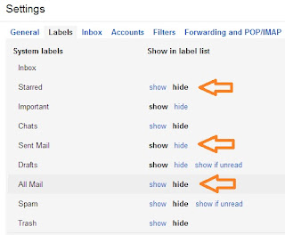 Show Gmail Folder