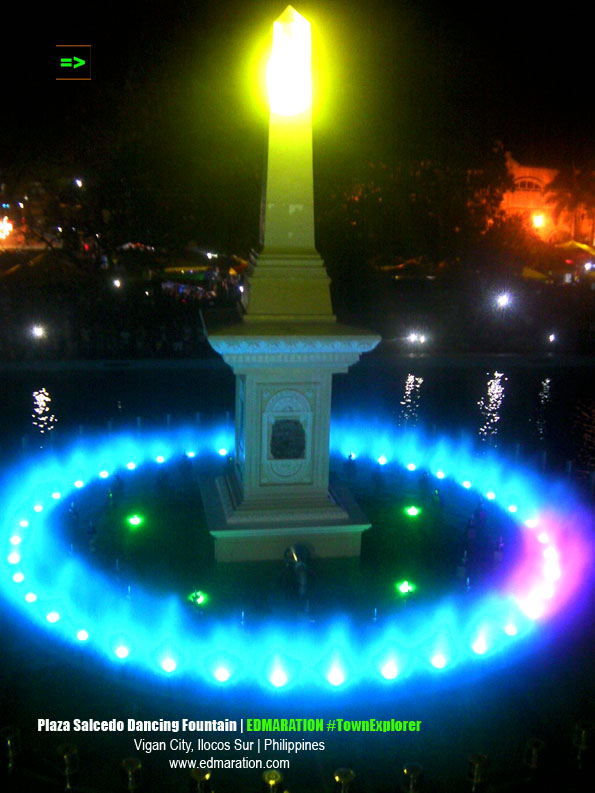 Vigan Dancing Fountain at Plaza Salcedo