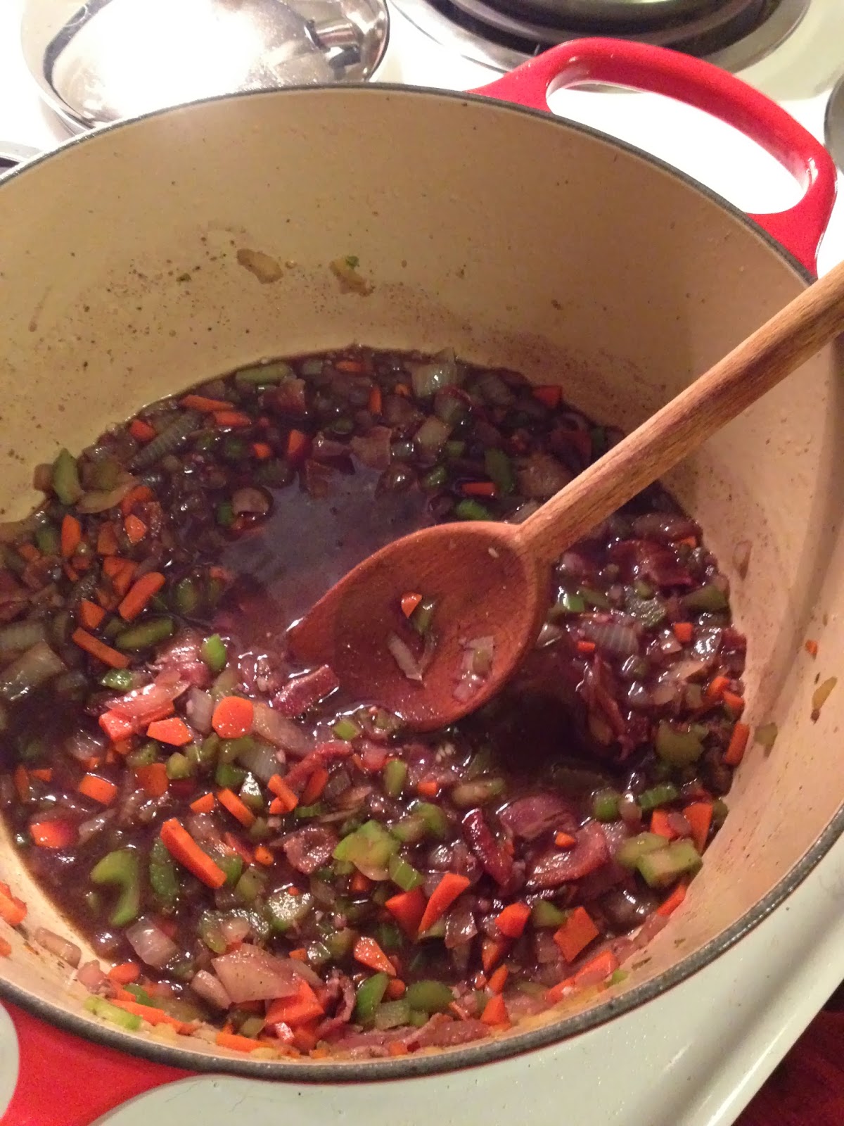 Joyful Foodie Beef stew with root vegetables and horseradish