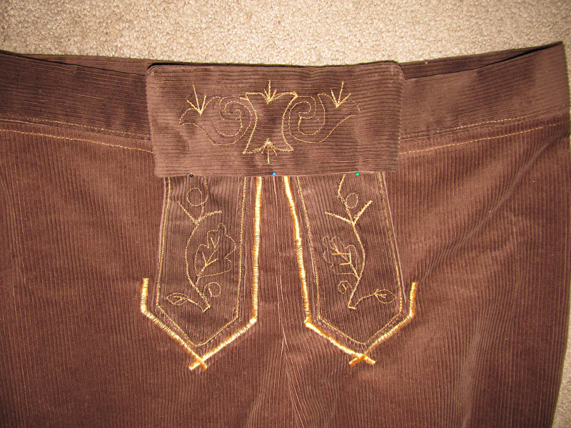 DIY Project Crazy Homemade Lederhosen with out a pattern