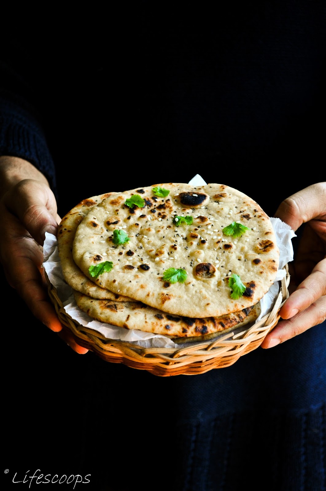 Life Scoops: Soft Wheat Naan / Indian Flat Bread