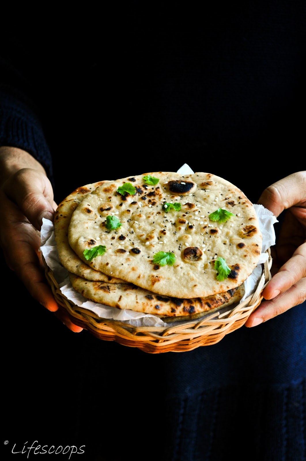 Life Scoops Soft Wheat Naan / Indian Flat Bread