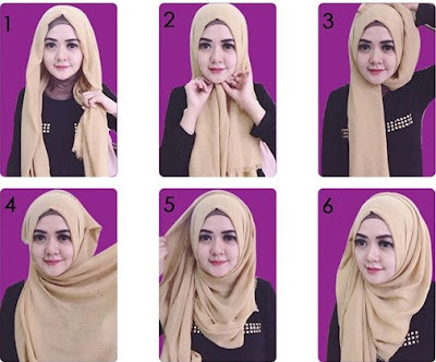 cara berhijab segiempat cara berhijab segiempat