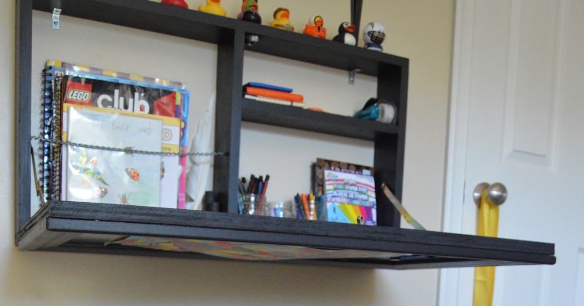 Designed To Dwell DIY PullDown Wall Desk
