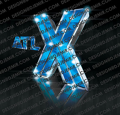 ATL X 3D Logo Design Atlanta Georgia ATL X 3D Logo Design Atlanta Georgia
