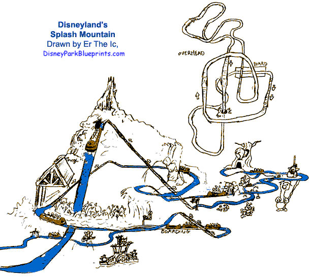 Universe of energy primeval diorama – epcot Disney Park Blueprints: Splash Mountain - Disneyland, CA, USA