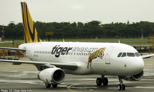 civil aviation: Tiger Airways
