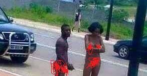 Young man paraded around naked after defiling 5 year old 