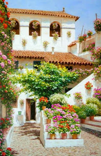 Paisajes Andaluces con Patios de flores