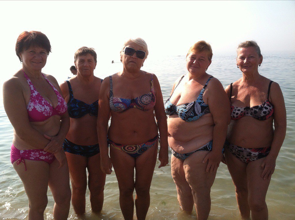 Beach lesbians grannies